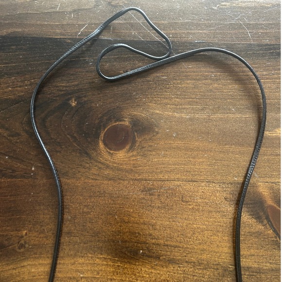 Carlos Falchi The Buffalo Vintage Black Leather Crossbody Bag USA Luxury Purse‎ - Picture 10 of 10